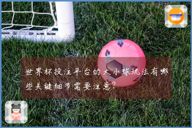 世界杯投注平台的大小球玩法有哪些关键细节需要注意？