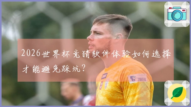 2026世界杯竞猜软件体验如何选择才能避免踩坑？